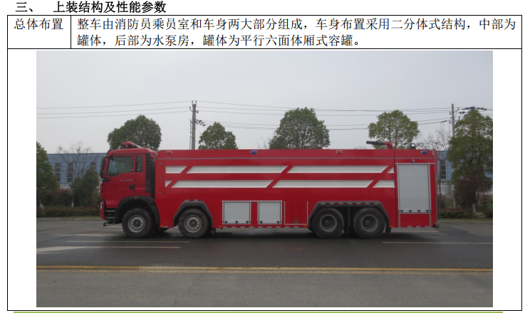 重汽24噸泡沫消防車